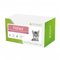 FELV Ag - FIV Ab - Kit de diagnostic - Boite de 10
